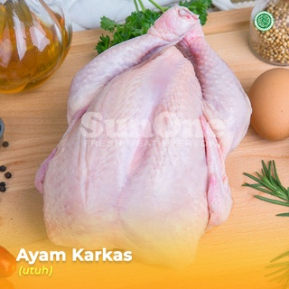 Jual Ayam Broiler Karkas Utuh 1.1-1.2 Kg (Frozen) / Daging Ayam Broiler ...