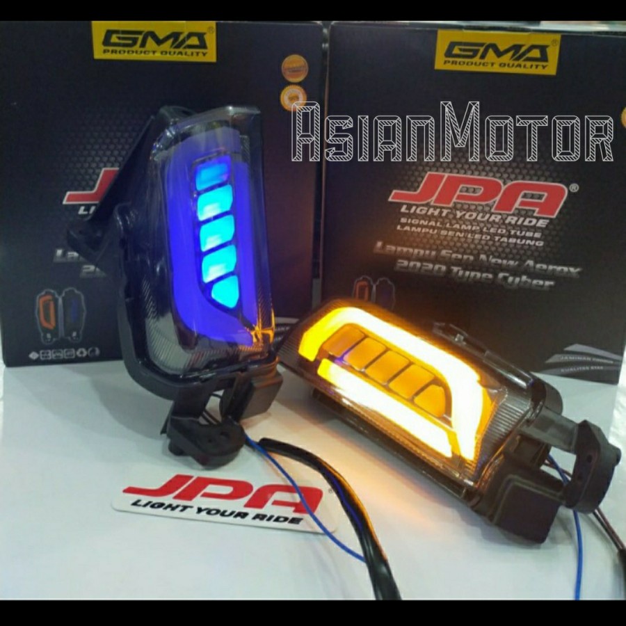 Lampu Sen Sein LED New Aerox Connected 2020 2021 JPA Sen Sein LED Lamp Motor Yamaha Aerox 2020 2021 Merk JPA Original