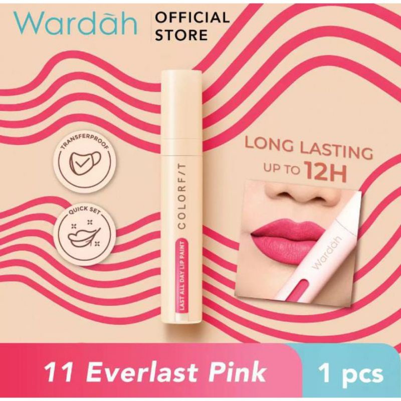 Wardah Colorfit Last All Day Lip Paint Ombre 10 &amp; 11 | Paket Lip Cream Ombre