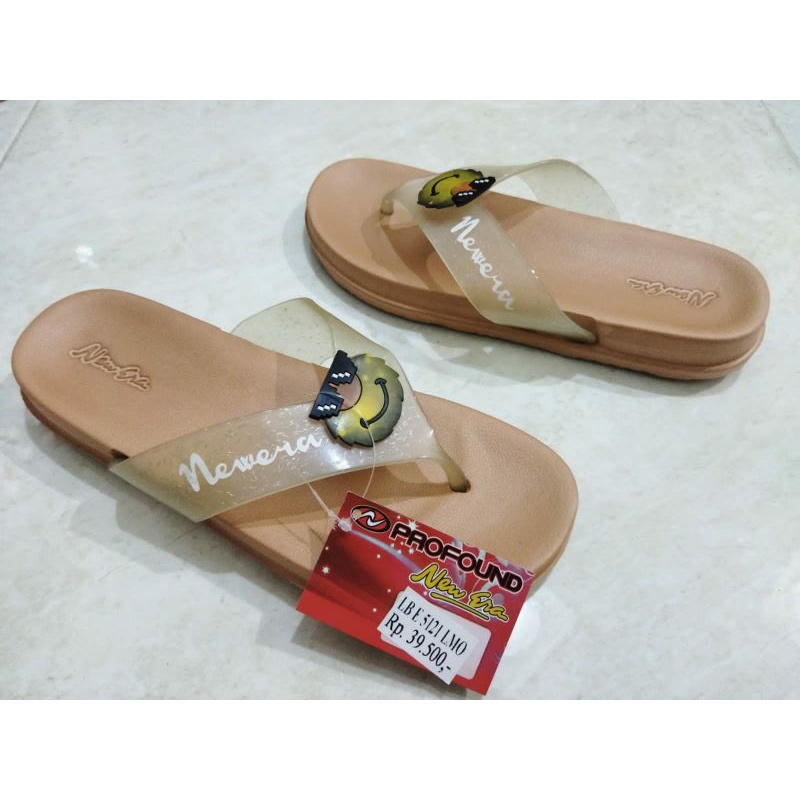 Sandal Jepit Wanita New Era Karakter Kartun