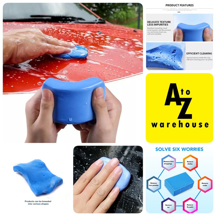 Clay Bar Pembersih Mobil Motor Sepeda Clay Bar Car Detailing Magic