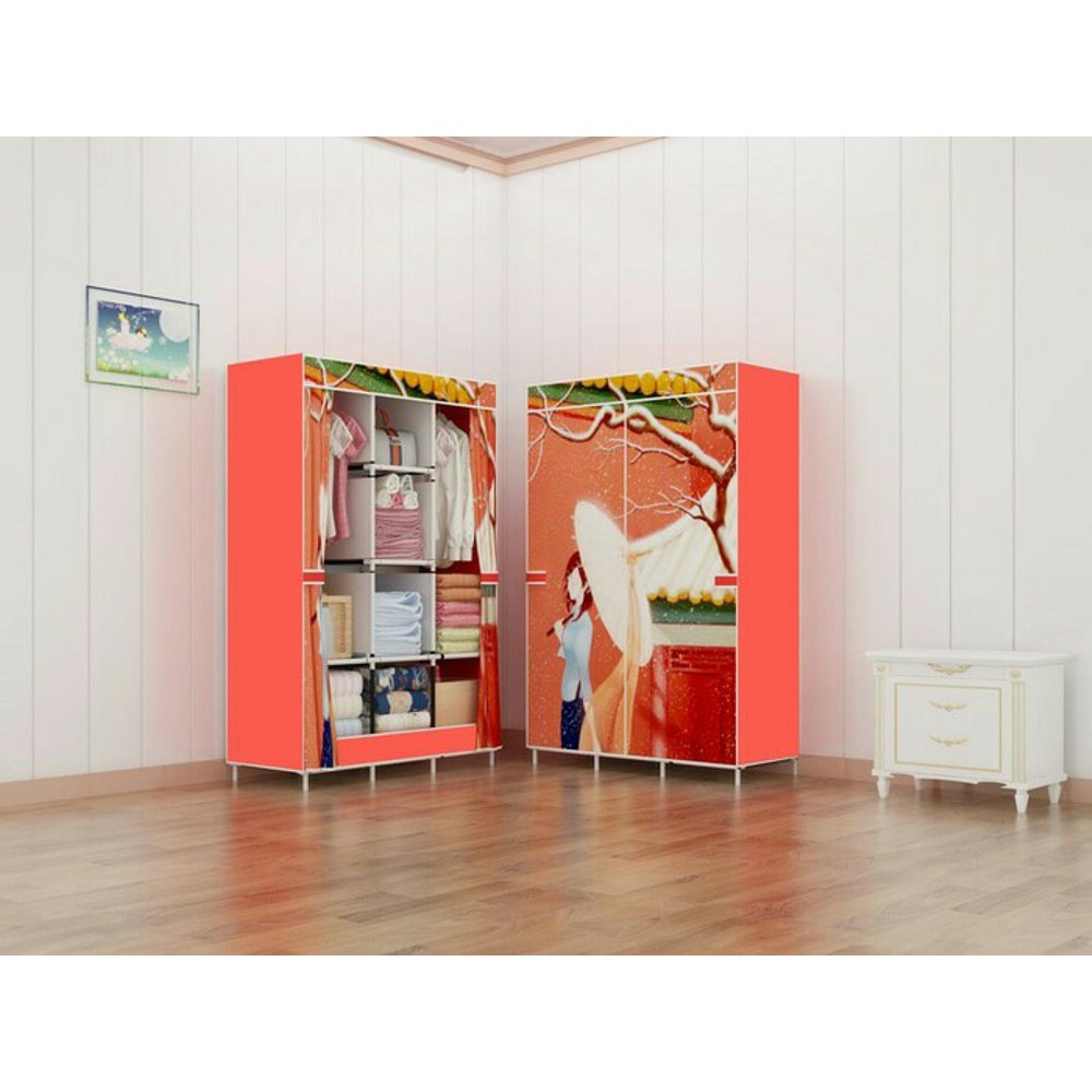 LEMARI PAKAIAN UKURAN BESAR JUMBO LEMARI BAJU PORTABLE LEMARI LIPAT