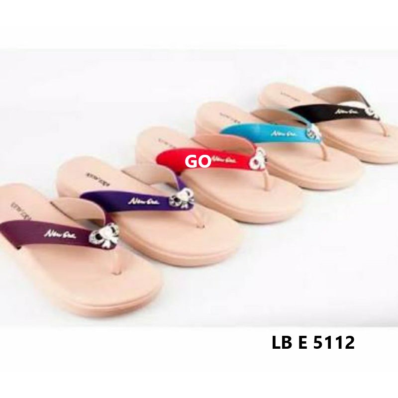 gos NEW ERA LB-E 5112 Sandal Japit Perempuan Sendal Japit Karet Wanita 36-40