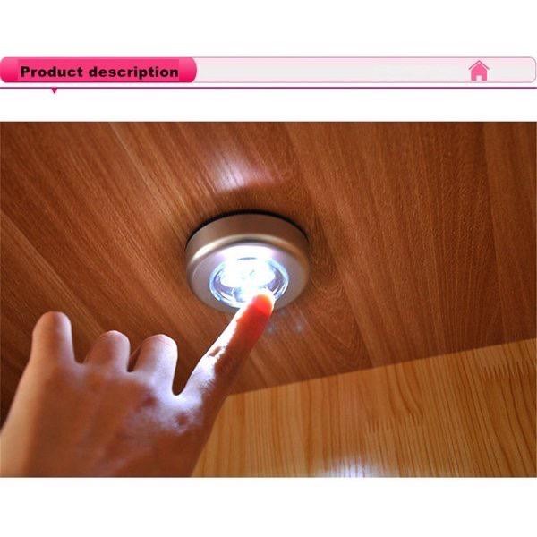 Stik N Klik Lampu Emergency Tempel LED Stick and Click Touch Lamp AAA