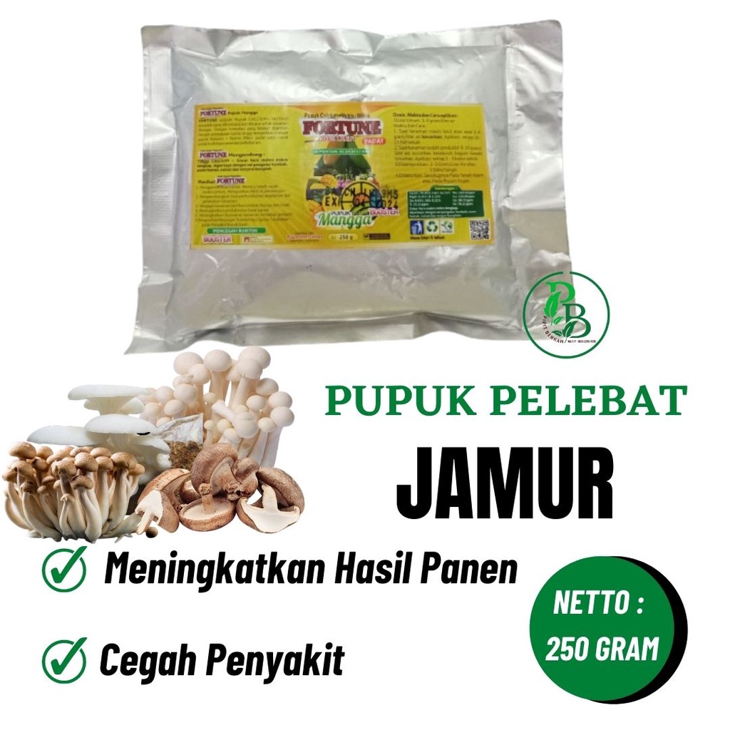 Pupuk penyubur jamur tiram, booster organik pada tanaman jamur