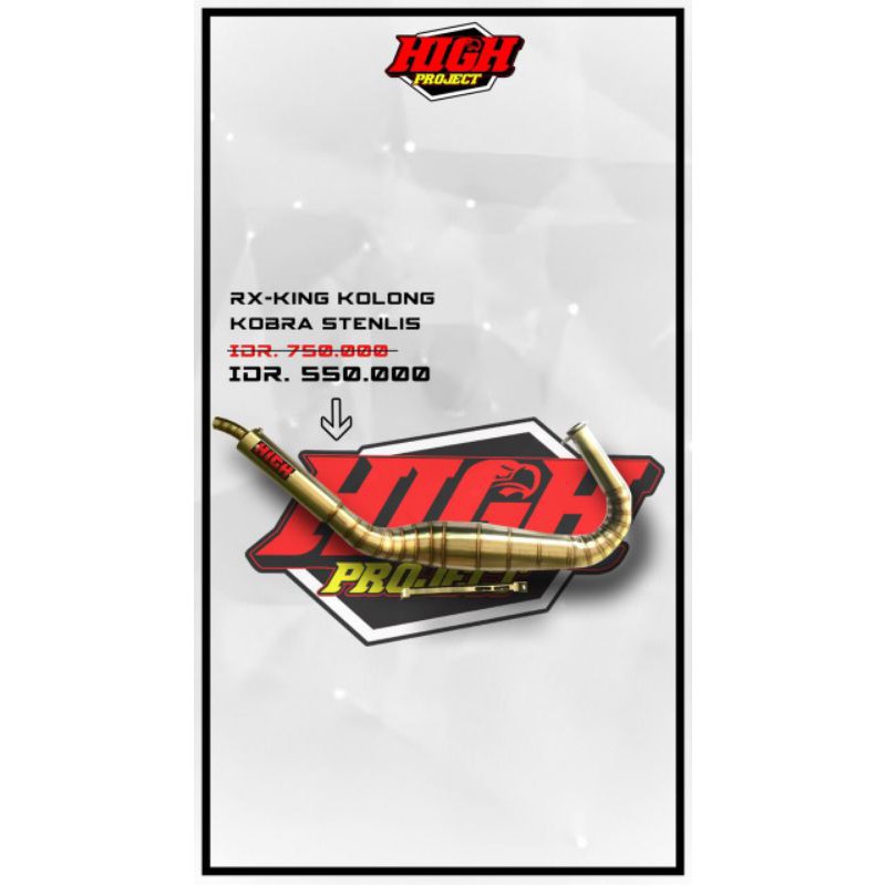 knalpot Rx King original