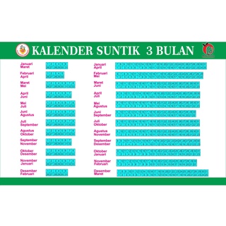 Jual Kalender KB 3 bulan | Shopee Indonesia