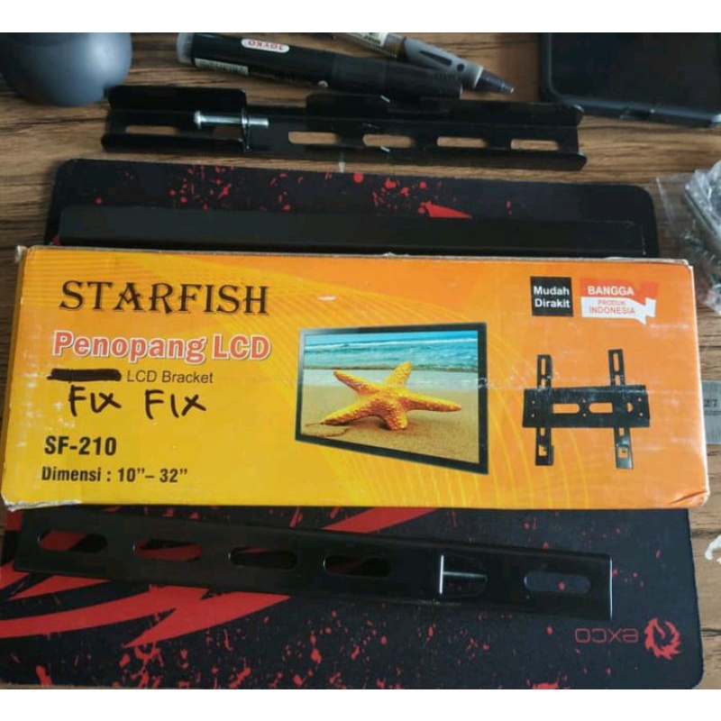 STARFISH Bracket TV Braket LCD LED 10&quot; - 32&quot; FIX star fish breket