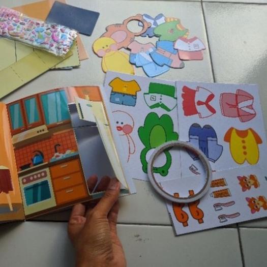 Best Seller.. Mainan Anak Bebek Viral Paperduck House Murah