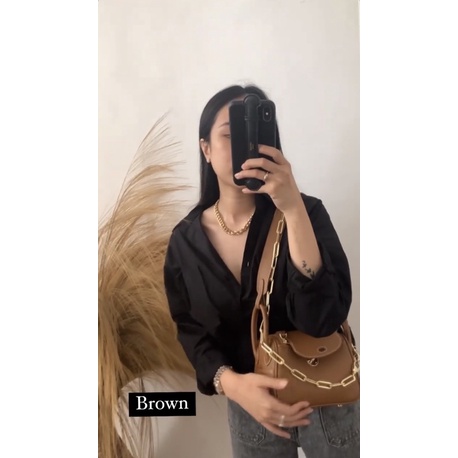 Irish II Bag iwearmyra CAMEL BROWN Tas Irish iwearmyra