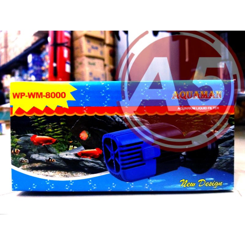 Mesin Aquarium Arus Ombak Aquaman wave maker 8000