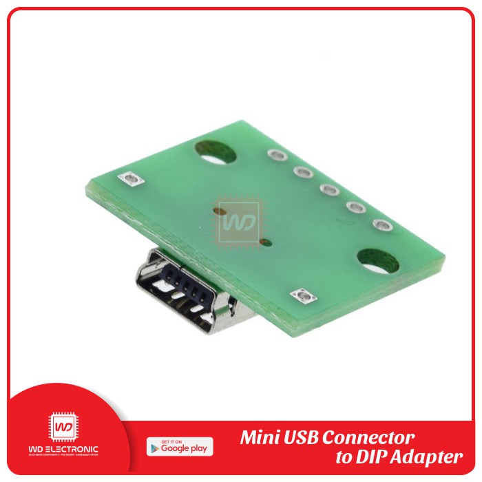 MINI USB TO DIP ADAPTER CONVERTER FOR 2.54MM PCB