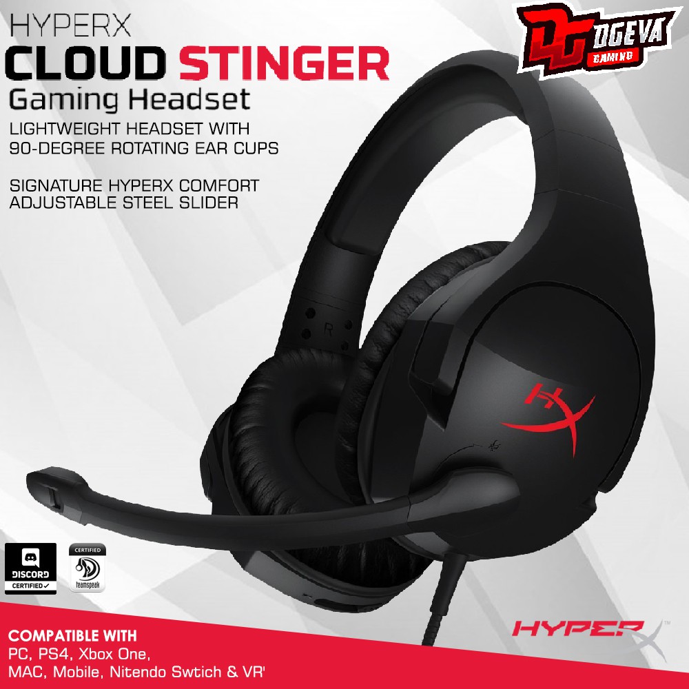 Jual Hyperx Cloud Stinger Multi Platform Gaming Headset GARANSI RESMI