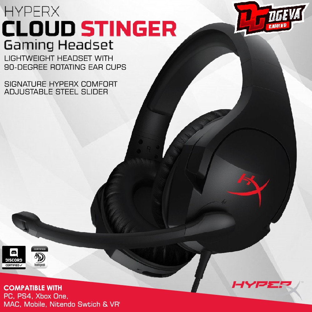 Jual Hyperx Cloud Stinger Multi Platform Gaming Headset - GARANSI RESMI ...