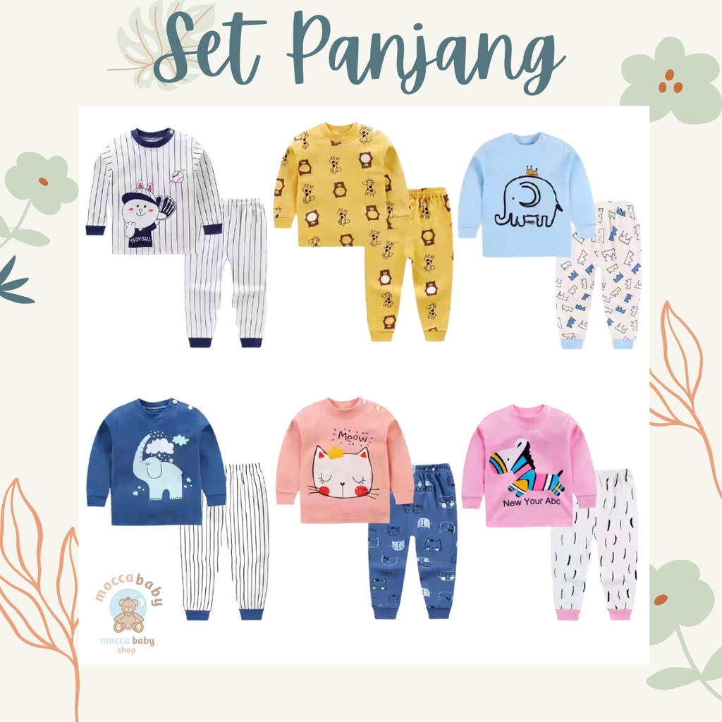 MBSS Baju Premium Anak Bayi Piyama Jumper Jumpsuit Celana Tidur Lengan Panjang NEW H5 111