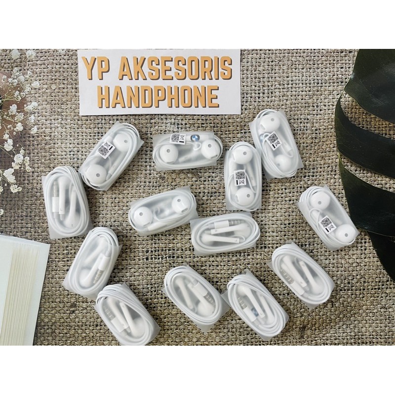 Headset OPPO Cabutan Ori Handsfree VIVO Stereo Earphone Xiaomi Cabutan Ori HF