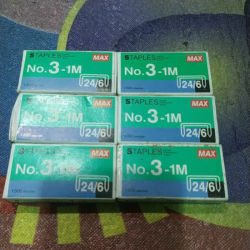 

ISI STAPLES MAX NO 3 - 1M 24 /6 ORIGINAL NEO