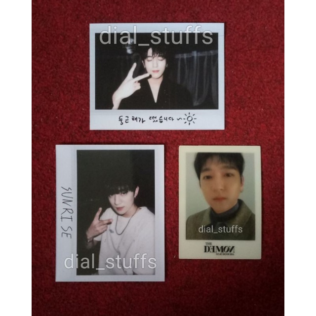 Pola / Polaroid Sungjin DAY6 from Sunrise Album Studio ver. & Night ver. + Lenti / Lenticular / PC /