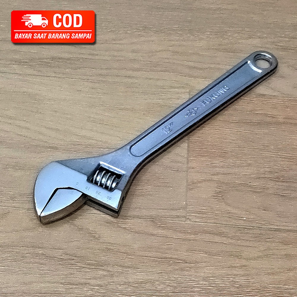 KUNCI INGGRIS ADJUSTABLE WRENCH UKURAN 12 INCH FUKUNG