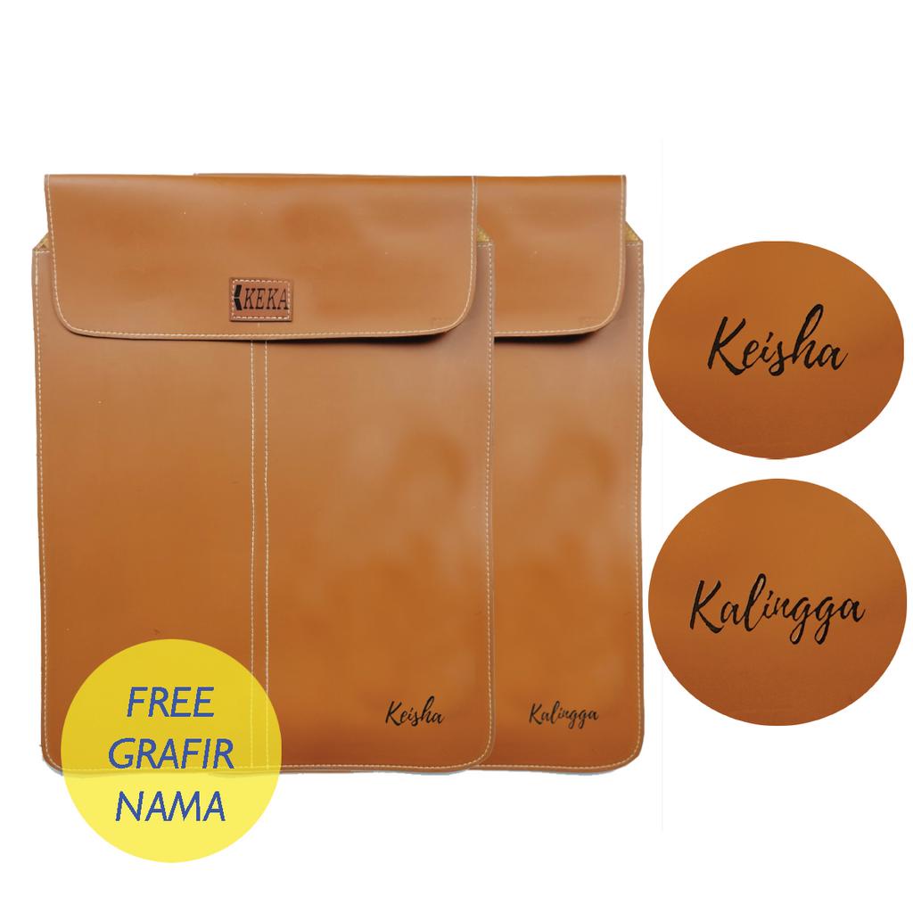 Laptop Sleeve Kulit Premium 12 - 14 Inch