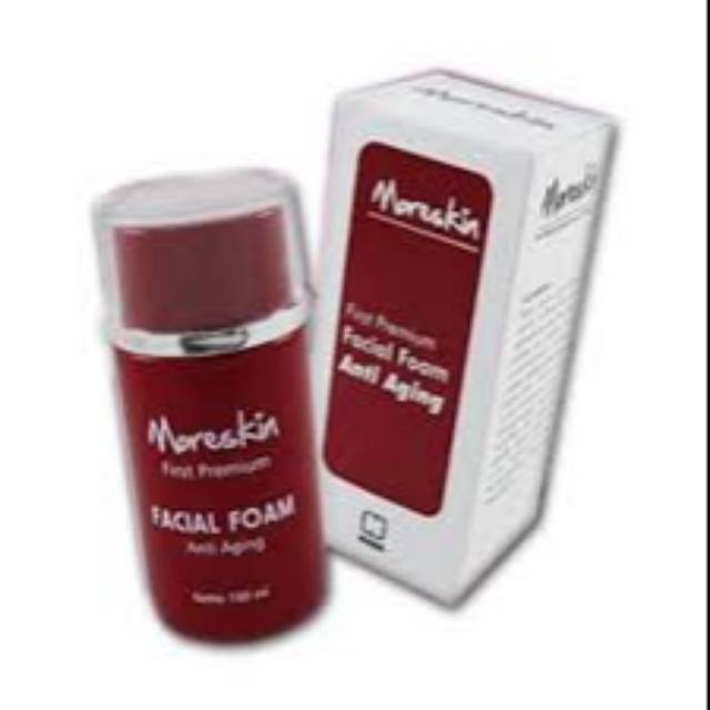 Moreskin First Facial Foam, sabun pencerah wajah, sabun anti aging, sabun mengencangkan wajah