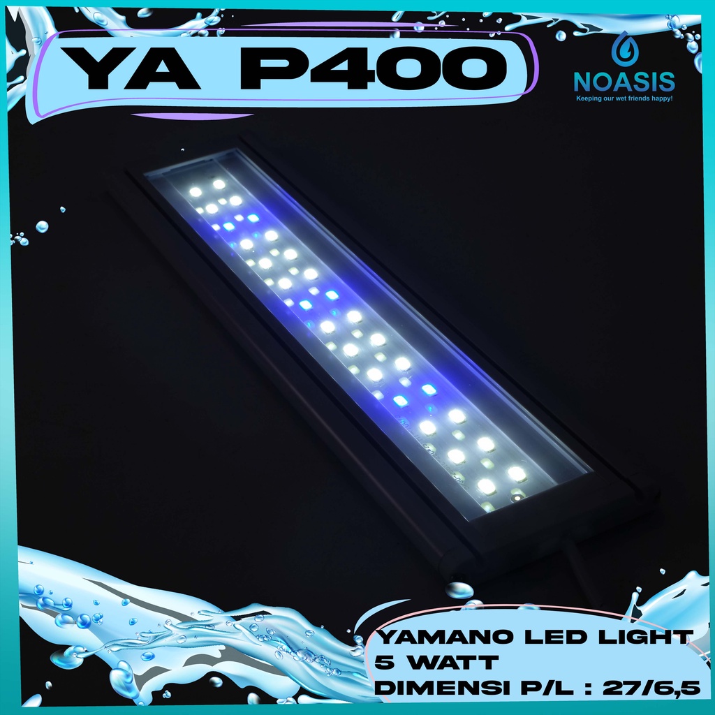 LAMPU LED YAMANO P400 30-40CM AQUARIUM/LAMPU LED YAMANO P 400