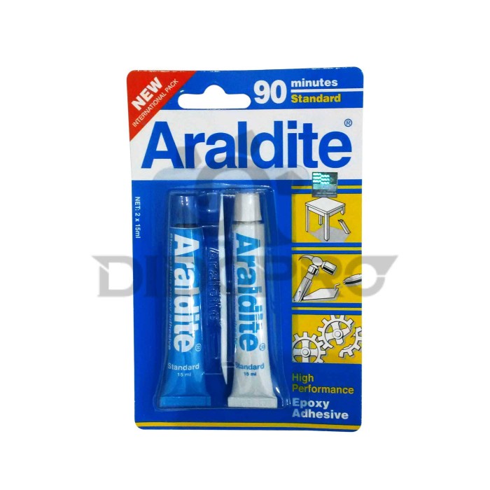 

MURAH Lem Epoxy Araldite / Lem Besi Araldite 90 Menit