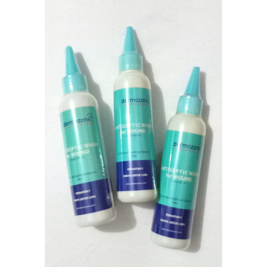 Obat Luka dermozone Wash for Wound 100mL READY