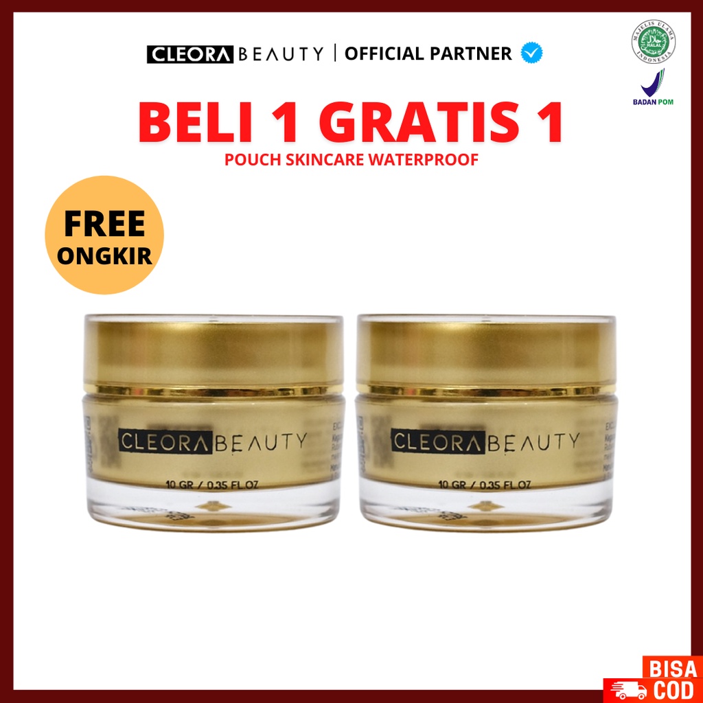 [FREE GIFT] Cleora Beauty 3 Minutes Exfoliating Gel | Cloera Beauty Ekspoliasi Gel [FREE GIFT] CLEORA BEAUTY Jelly Booster  10gr  Original BPOM  (2 pcs)