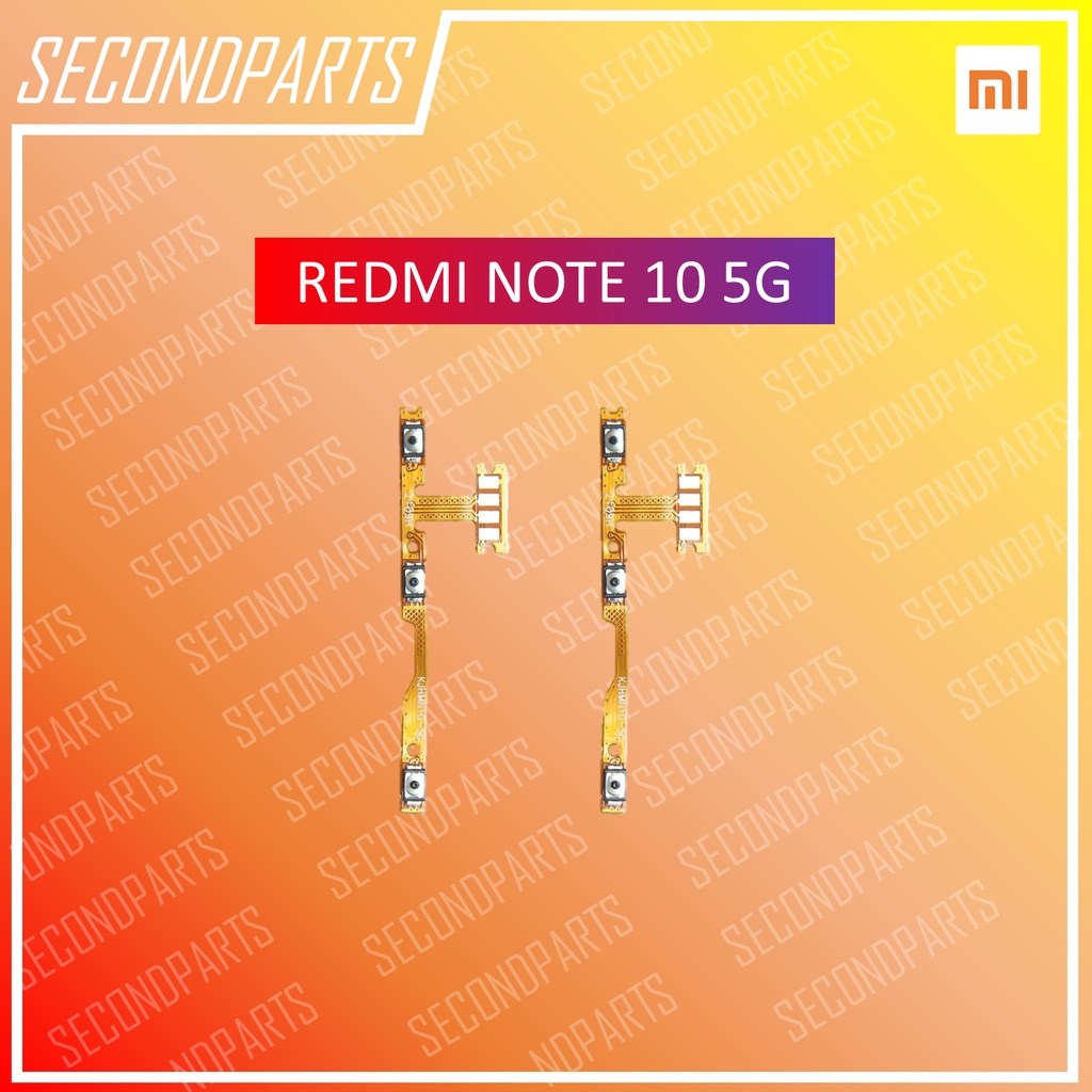 FLEXIBLE ON OFF TOMBOL POWER VOLUME XIAOMI REDMI NOTE 10 5G / POCO M3 5G ORIGINAL