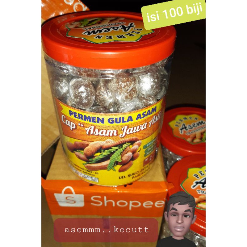 

Permen 100 Asem tradisional Toples