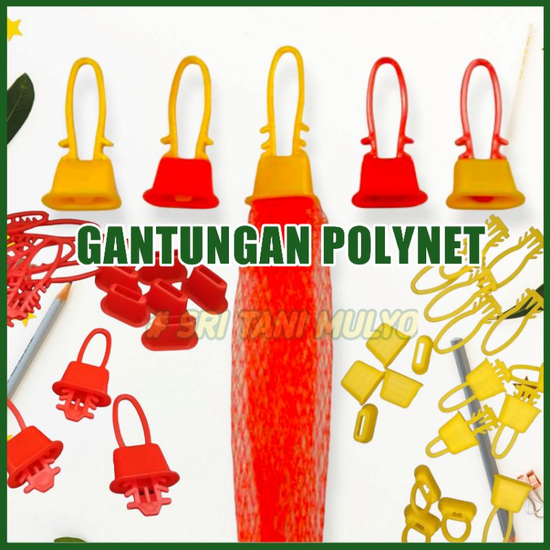 HANGER POLYNET / GANTUNGAN POLYNET - Hanger Jaring Buah - Brongsong Buah - Alat Polynet