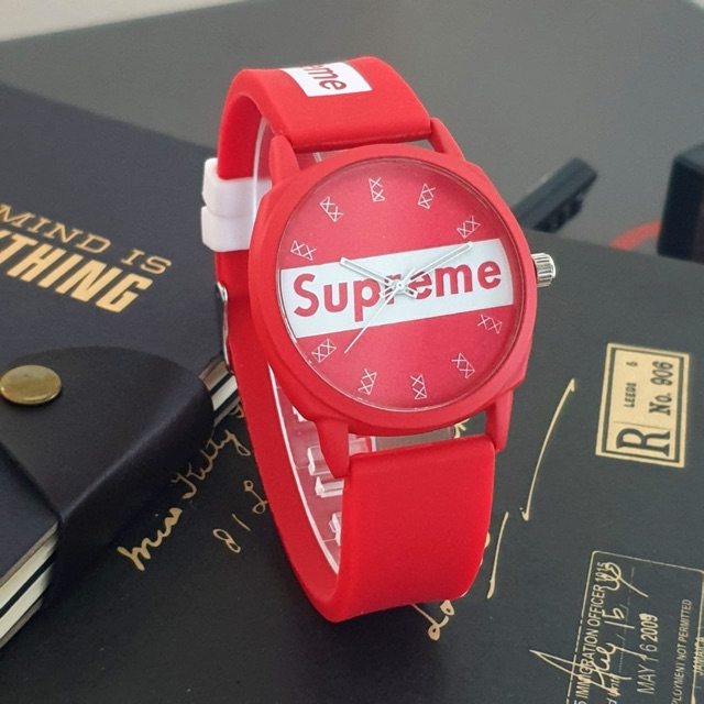 Jam tangan unisex Supreme rubber