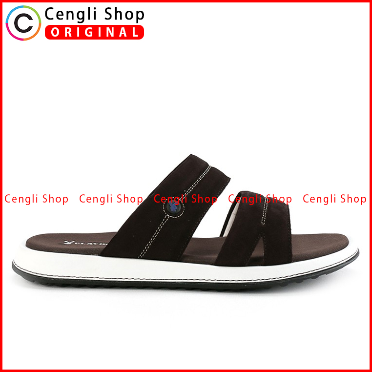 PLAYBOY SANDAL KULIT CASUAL PRIA BRANDED ORIGINAL TERBARU PLI2