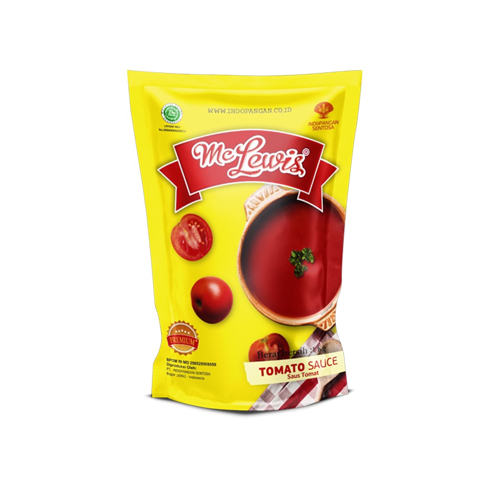 

Mc Lewis Tomato Sauce Premium - 1Kg saos tomat Miroku