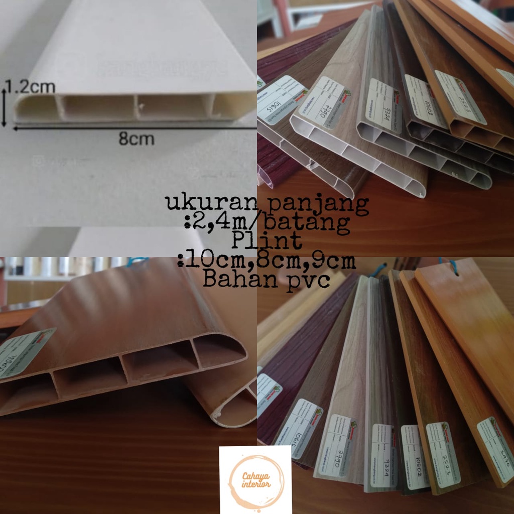 Jual Plint pvc Plin PVC List Plank Pvc List Lantai Skirting
