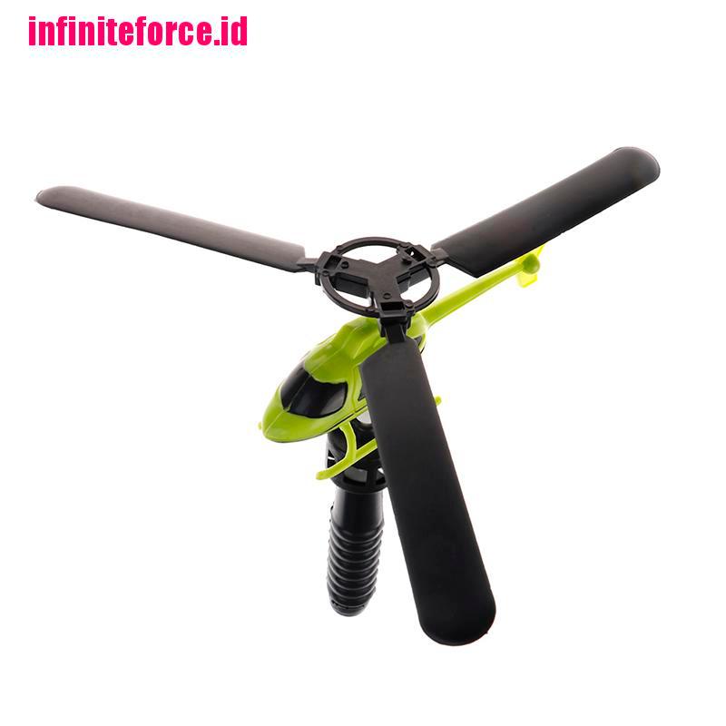 Children aviation model handle pull plane outdoor toys for baby helicopter toy