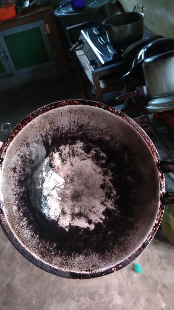 Pembersih Kerak Karat Panci Wajan Serbaguna Kompor Original Murah Ampuh Power Black Myway Hitam