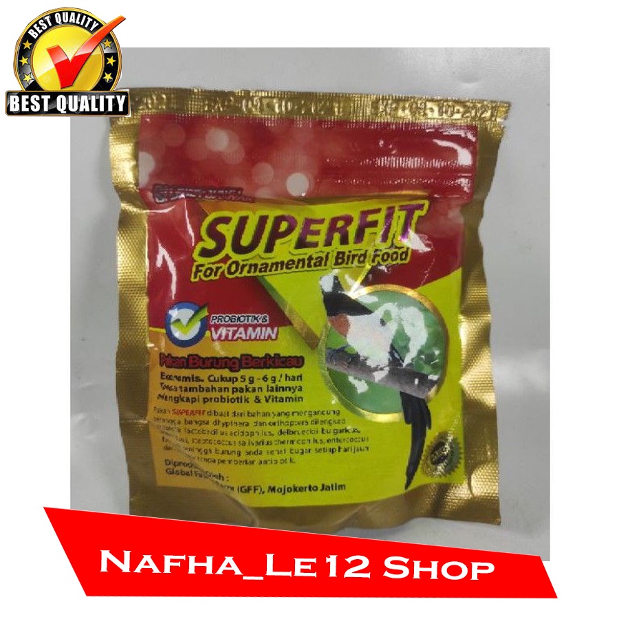 MURAH SUPERfIT GOLD SUPERVIT PAKAN BURUNG MURAI VOER BURUNG PROTEIN TINGGI