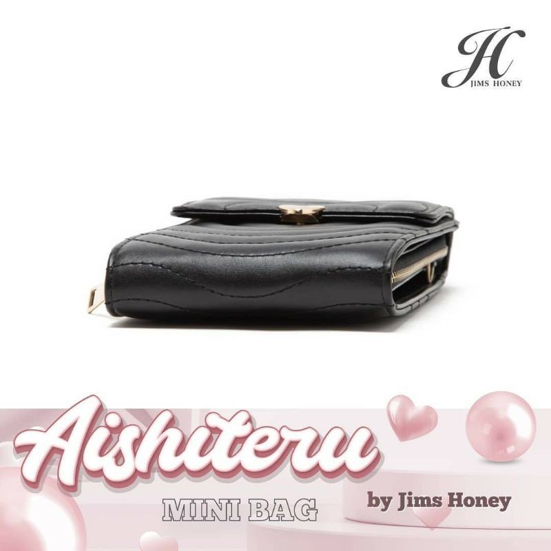 JIMS HONEY AISHITERU TAS MINI BAG SLEMPANG TENTENG HANDBAG KULIT SINTESIS MUAT BANYAK