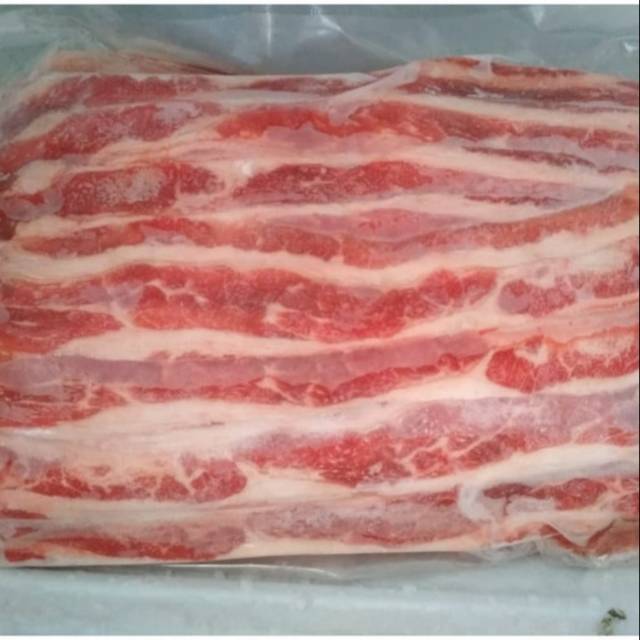 

Shortplate Beef Slice 500gr - Daging Sapi Slice US