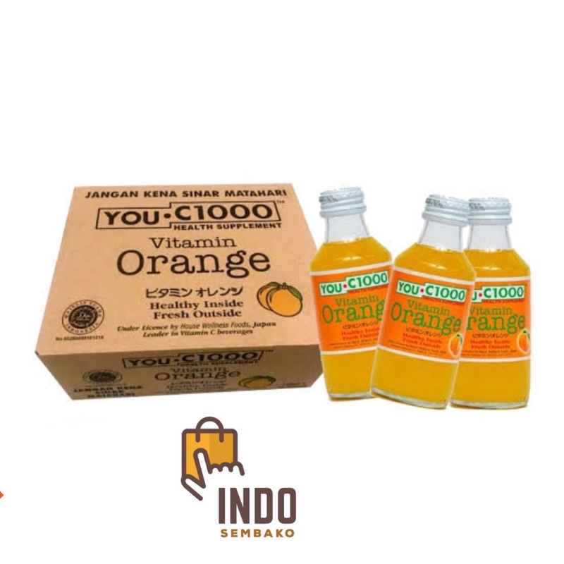 

You C1000 orange dus / 1 karton isi 30 x 140ml / You C1000 / UC1000 / YouC1000 vitamin jeruk orange dus isi 30 / You C 1000 orange karton