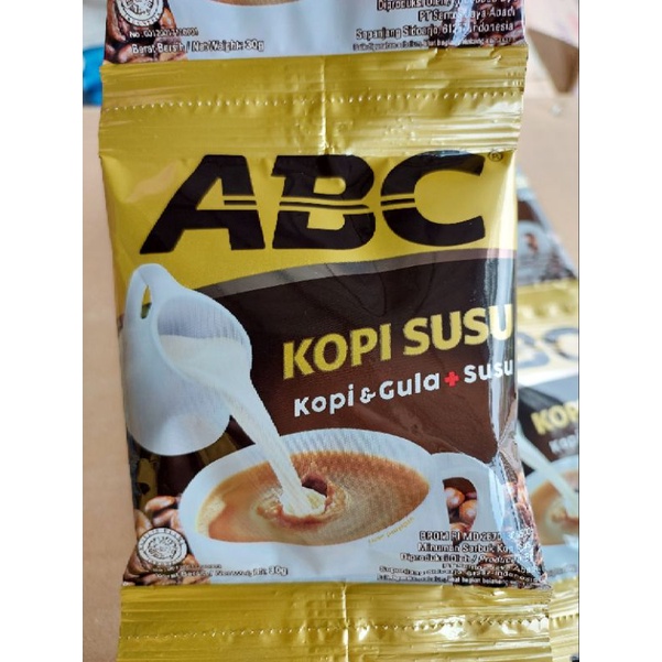 

KOPI ABC SUSU KEMASAN RENCENG ISI 10SACHET