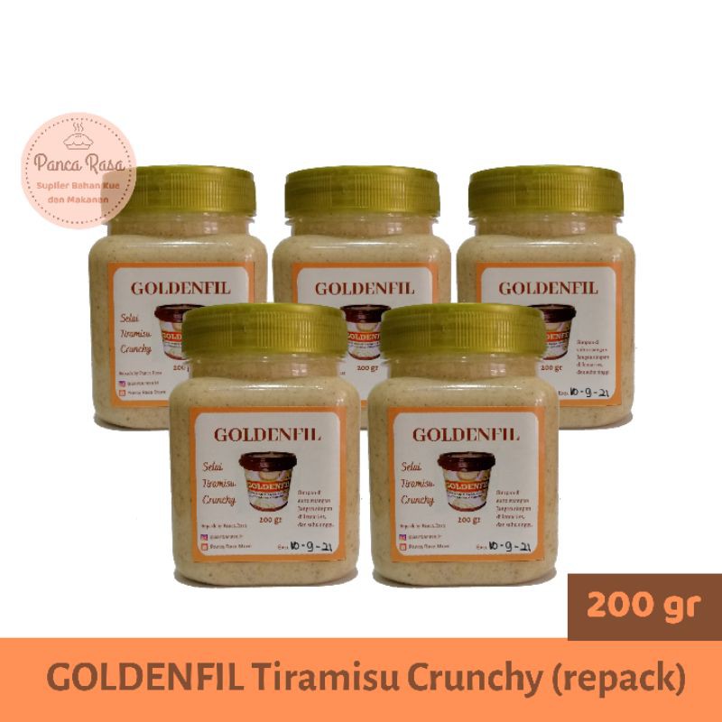 

GOLDENFIL Tiramisu Crunchy Share in Jar 200 gr