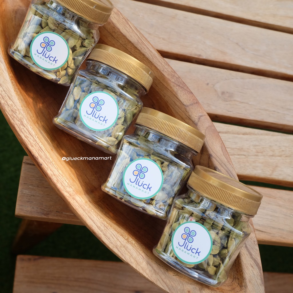 

Green Cardamon / Cardamom Kapulaga Hijau / Bumbu / Rempah - rempah 30gr