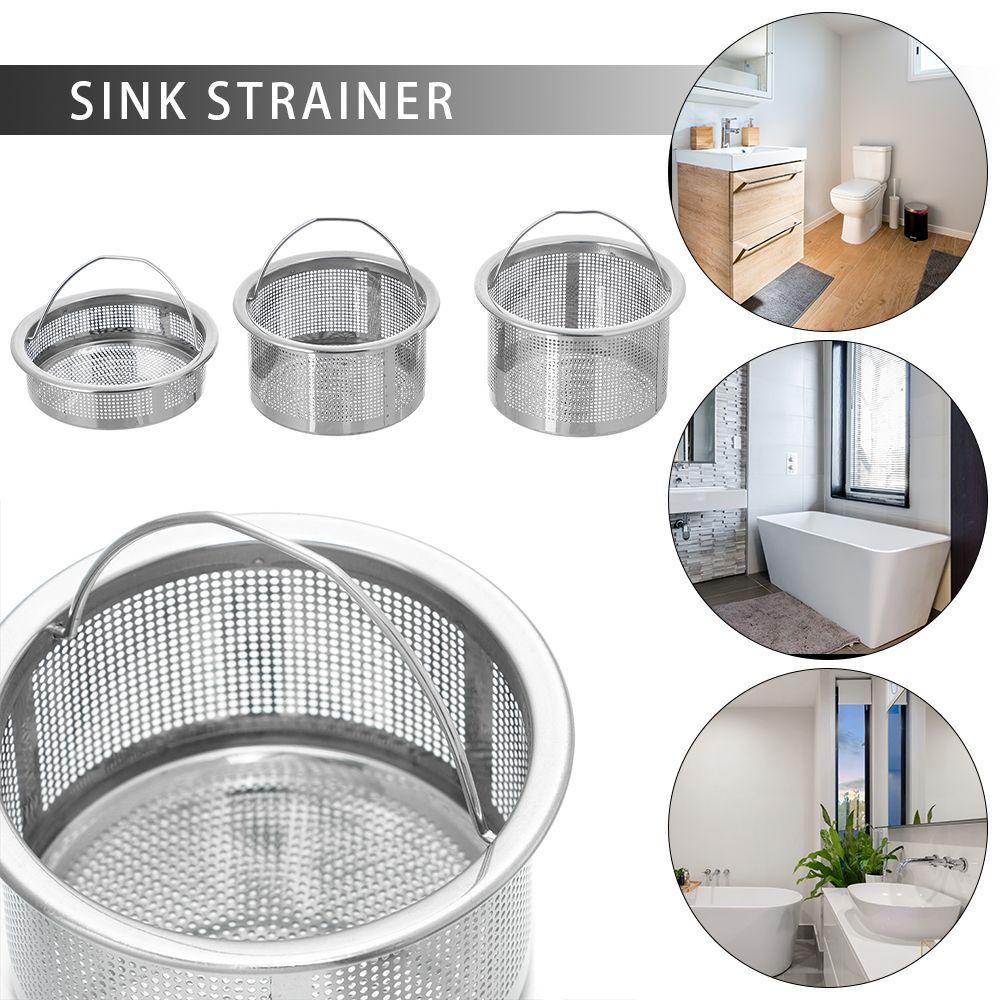 Wonder Sink Saringan Alat Dapur Upgrade Stainless Steel Serokan Sampah Pembersih Barang Penutup Sumbat Rambut Makanan