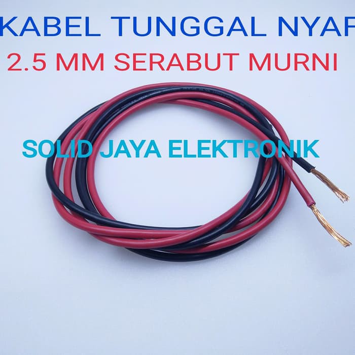 KABEL AWG 2.5 MM KABEL TUNGGAL KABEL NYAF 2.5 MM TEMBAGA MURNI ASLI