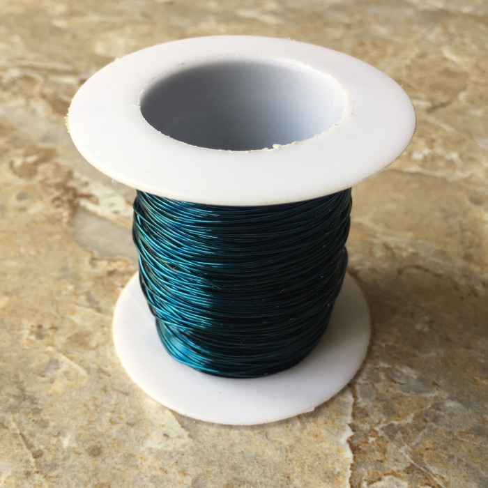 Kawat Tembaga 0.6 mm Warna Blue (Biru) PRO-X - Artistic Wire