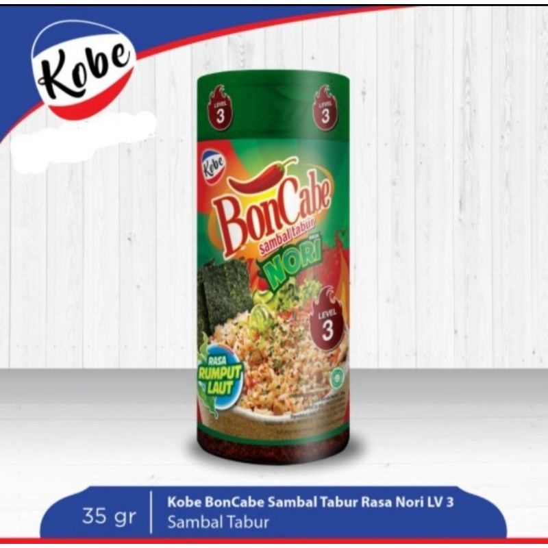 

Kobe Bon Cabe Nori Level 3 Botol 35 gram