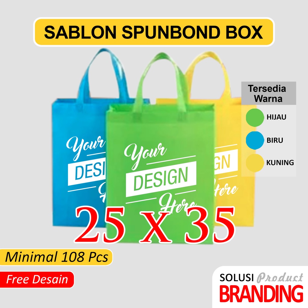 

Sablon Spunbond Goodie Bag Tas Wedding Ukuran 25 X 35 | ULANG TAHUN | SOUVENIR | HAJATAN